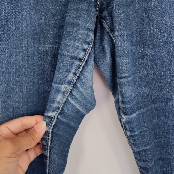 Levi's Plus Size Mid-Rise Skinny Ankle Distressed Denim Jeans Size 32 Women - Picture 8 of 16